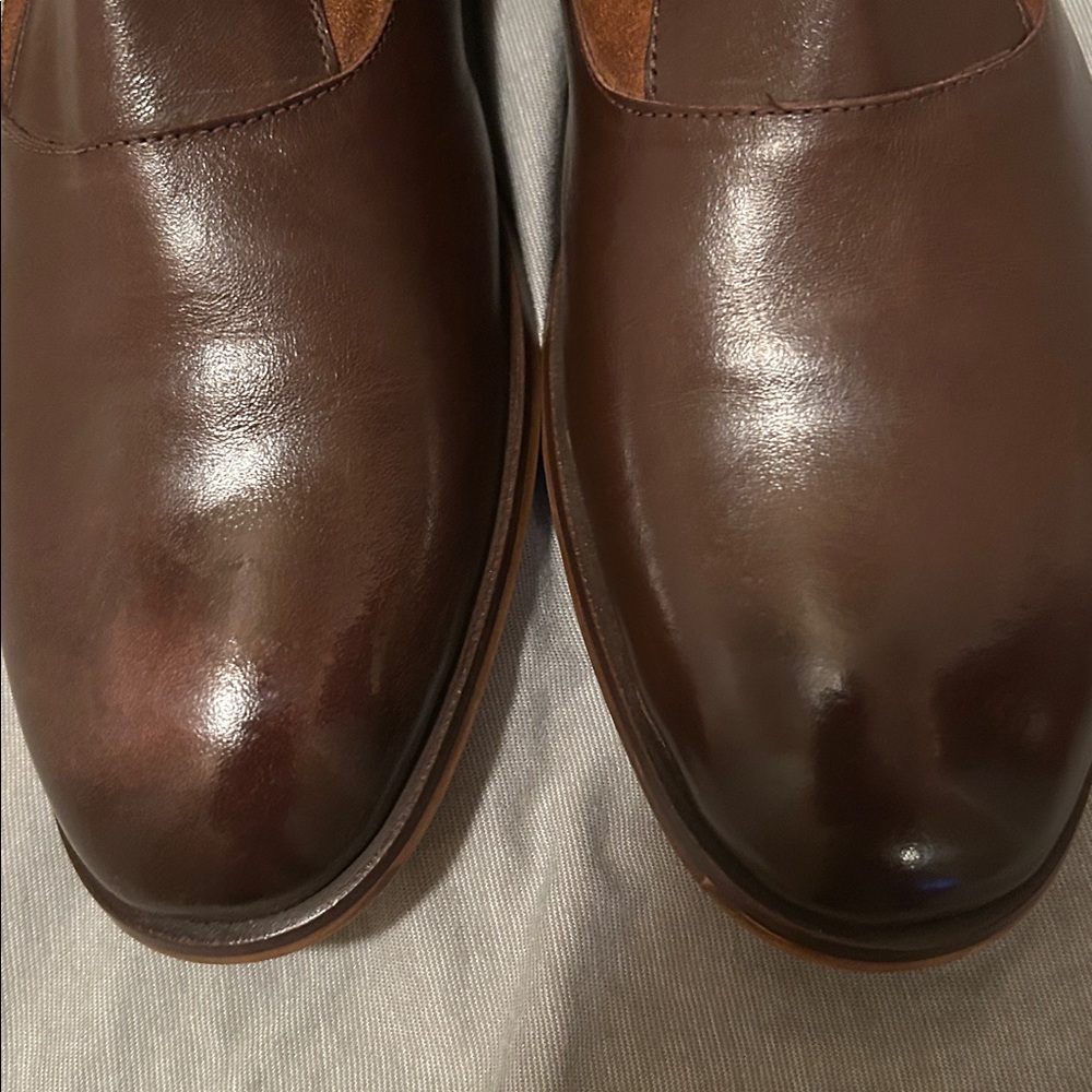 Ben Sherman brown leather and suede boots size 12 EUC with no box - Picture 8 of 9